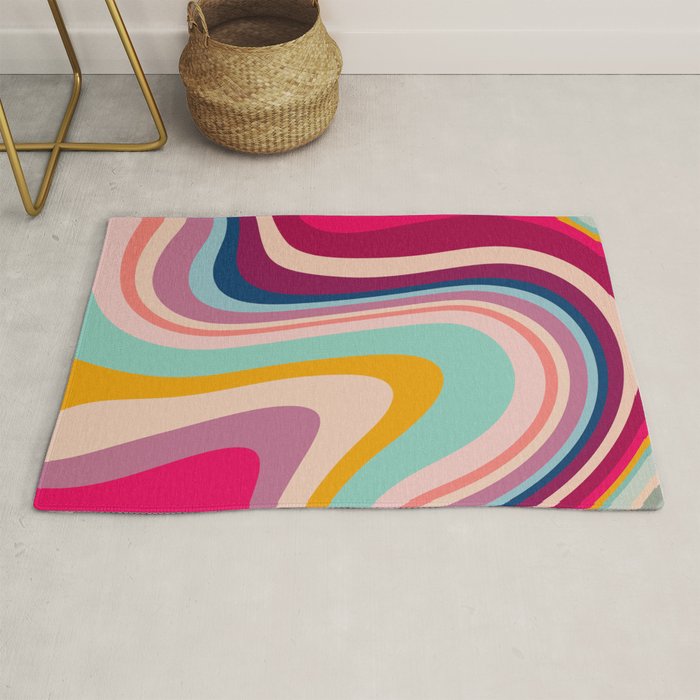 Bohemian nomad fluid Rug Gallery Image 1