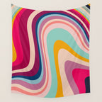 Bohemian nomad fluid Wall Tapestry Gallery Image 4