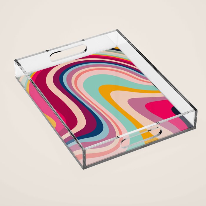 Bohemian nomad fluid Acrylic Tray Gallery Image 1