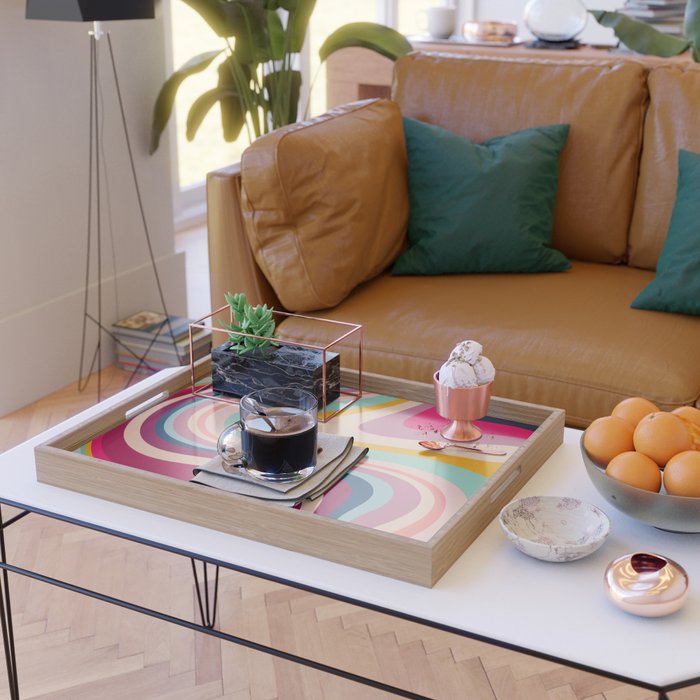 Bohemian nomad fluid Serving Tray Gallery Image 2