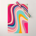 Bohemian nomad fluid Wrapping Paper Gallery Image 1
