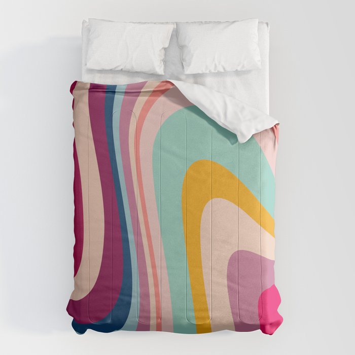 Bohemian nomad fluid Comforter Gallery Image 6