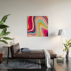 Bohemian nomad fluid Wood Wall Art Gallery Image 2