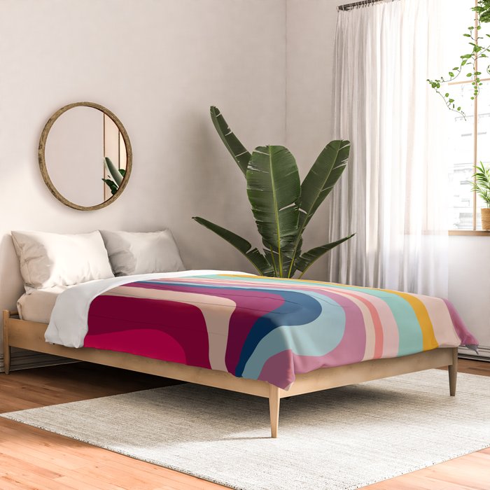 Bohemian nomad fluid Comforter Gallery Image 2