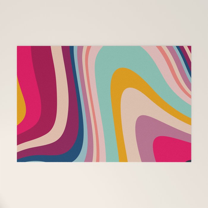 Bohemian nomad fluid Welcome Mat Gallery Image 1