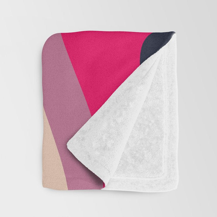 Bohemian nomad fluid Throw Blanket Gallery Image 3