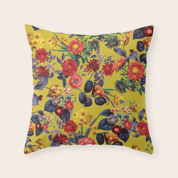 Magical Garden VI Throw Pillow Gallery Image 1