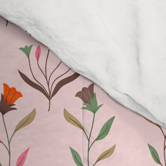 Folk Meadow - Spring Blush Comforter Gallery Image 4