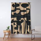 Abstract Ink 1 Window Curtain Gallery Image 5