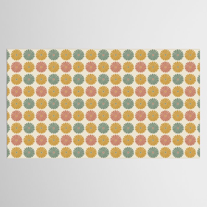 Retro Summer Daisies I Tablecloth Gallery Image 2