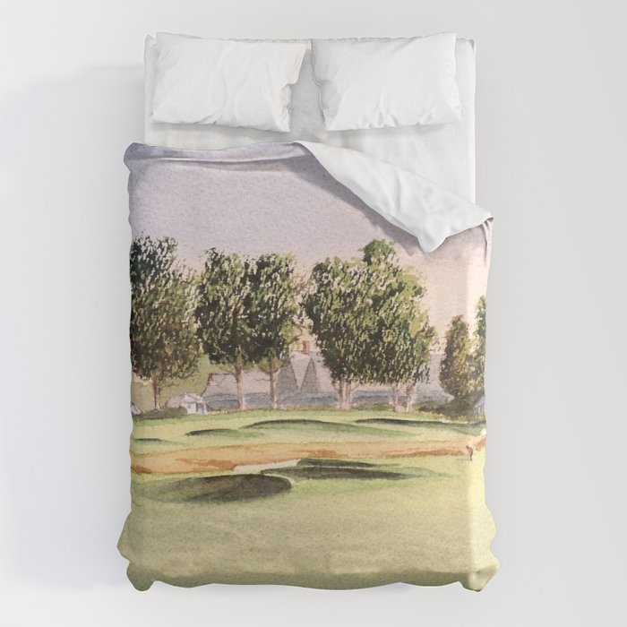 Oakmont Golf Course Duvet Cover Gallery Image 1