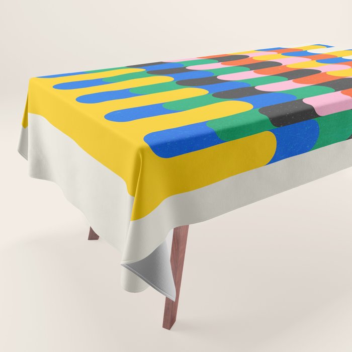 Alignment: Bauhaus 1919 Exhibition 04 Tablecloth Gallery Image 1