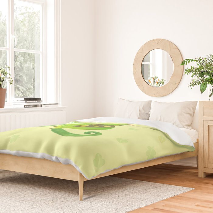 Leaf Milk Duvet Cover Gallery Image 2