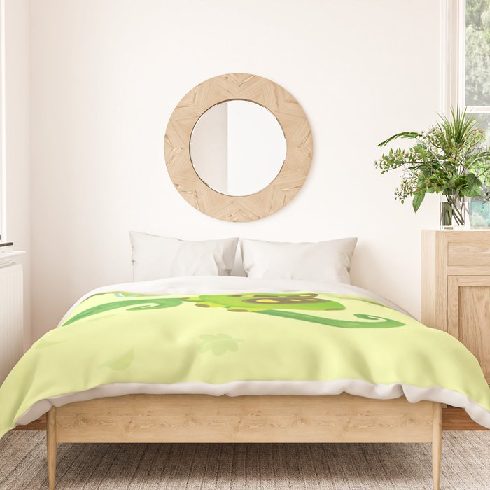 Leaf Milk Duvet Cover Gallery Image 3