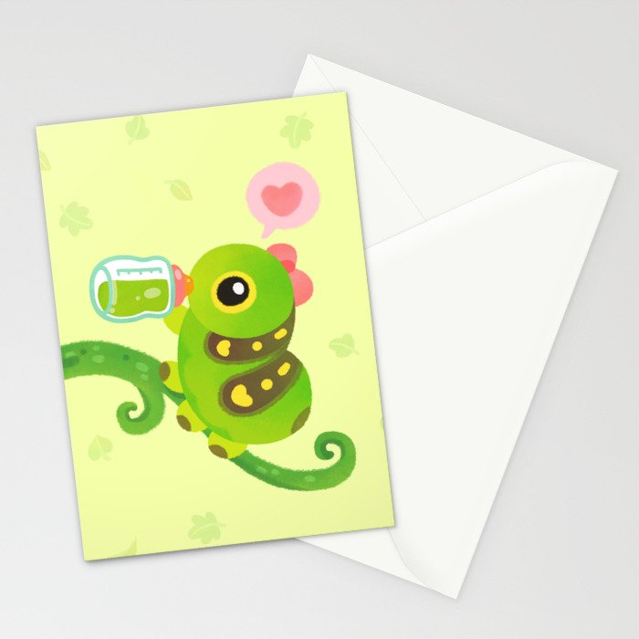 Leaf Milk Stationery Card Gallery Image 2