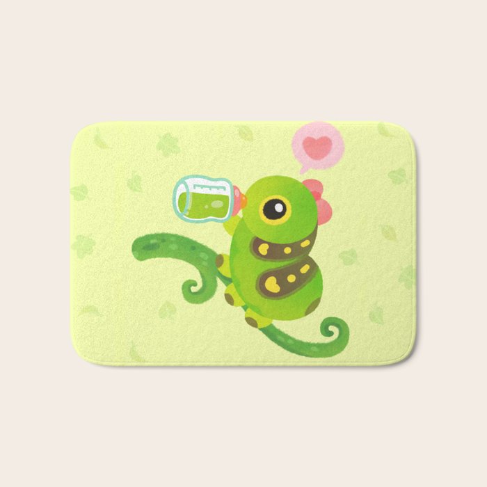 Leaf Milk Bath Mat Gallery Image 1