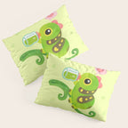 Leaf Milk Pillow Sham Gallery Image 3