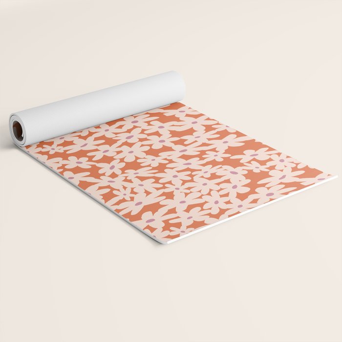 Flower power pattern Yoga Mat Gallery Image 2