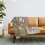 Wooden floors, walls and window sills Throw Blanket Gallery Image 1