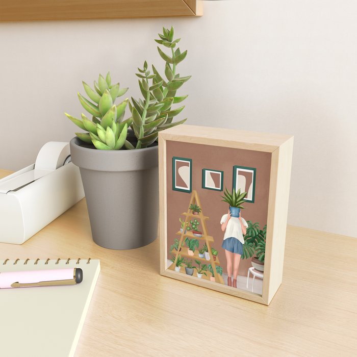 Wooden floors, walls and window sills Mini Art Print Gallery Image 2