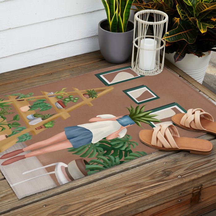 Wooden floors, walls and window sills Outdoor Rug Gallery Image 2