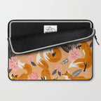 Foxes & Blooms - Melon Palette Laptop Sleeve Gallery Image 2
