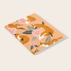 Foxes & Blooms - Melon Palette Notebook Gallery Image 2