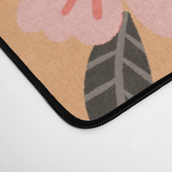 Foxes & Blooms - Melon Palette Desk Mat Gallery Image 4