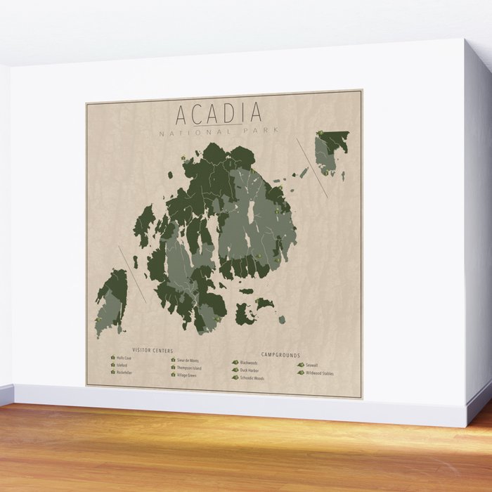 Acadia Wall Mural Gallery Image 2
