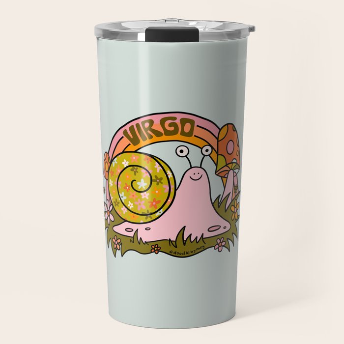 Virgo Snail Travel Mug Gallery Image 1