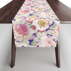The lush garden in bloom P Table Runner Gallery Image 1