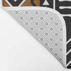 Tribal African Bogolan Fabric Art Design Bath Mat Gallery Image 2