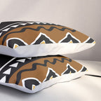 Tribal African Bogolan Fabric Art Design Pillow Sham Gallery Image 3