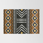 Tribal African Bogolan Fabric Art Design Rug Gallery Image 2