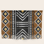Tribal African Bogolan Fabric Art Design Wall Hanging Gallery Image 1