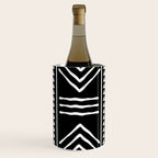 Tribal African Bogolan Fabric Art Design Wine Chiller Gallery Image 1
