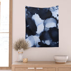 BLUE INK 22 Wall Tapestry Gallery Image 2