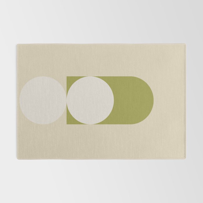 Contemporary Composition 05 - Golden Lime Rug Gallery Image 2
