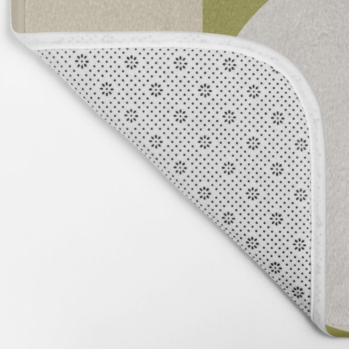 Contemporary Composition 05 - Golden Lime Bath Mat Gallery Image 2
