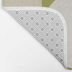 Contemporary Composition 05 - Golden Lime Bath Mat Gallery Image 2