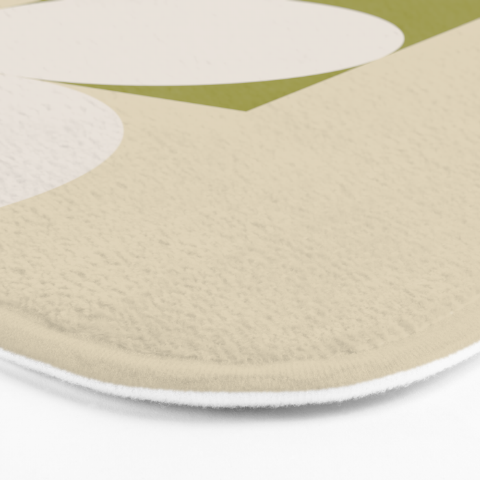 Contemporary Composition 05 - Golden Lime Bath Mat Gallery Image 3