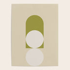 Contemporary Composition 05 - Golden Lime Poster Gallery Image 4