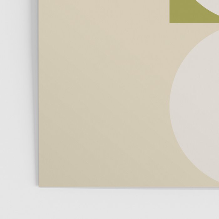 Contemporary Composition 05 - Golden Lime Poster Gallery Image 3