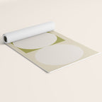 Contemporary Composition 05 - Golden Lime Yoga Mat Gallery Image 2