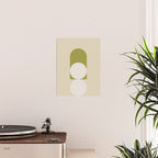Contemporary Composition 05 - Golden Lime Poster Gallery Image 2