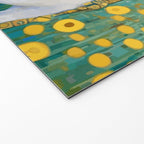 Klimt Dog in Flower Garden Landscape  Welcome Mat Gallery Image 2
