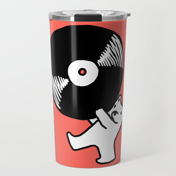 Record bear Travel Mug Gallery Image 1
