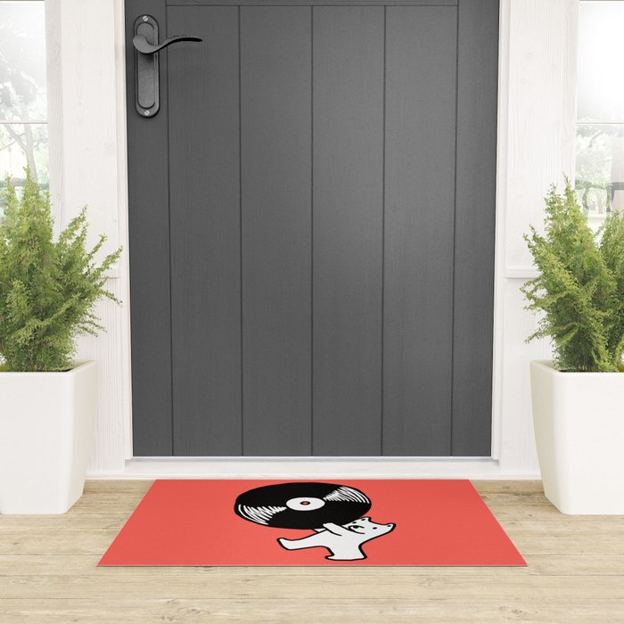 Record bear Welcome Mat Gallery Image 3