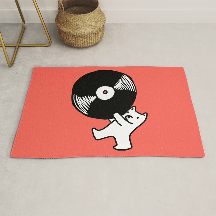Record bear Rug Gallery Image 1