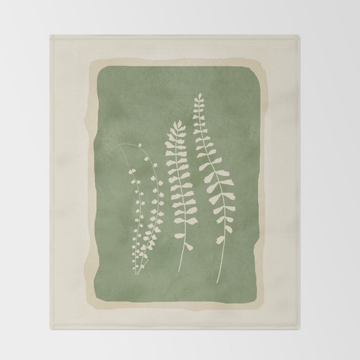 Leaf Design 17 Throw Blanket Gallery Image 2